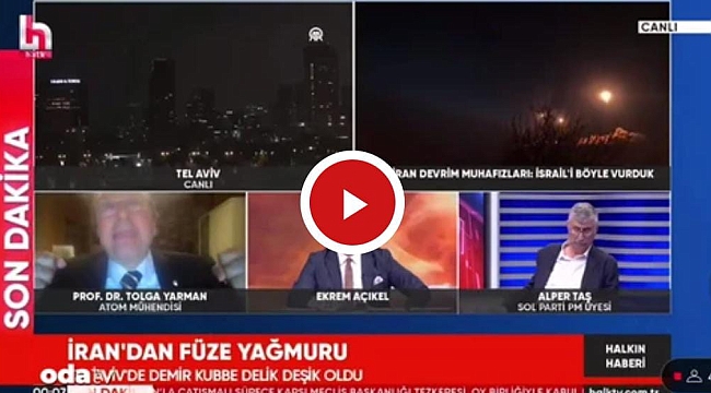 Atom mühendisi profesör canlı yayında haykırdı
