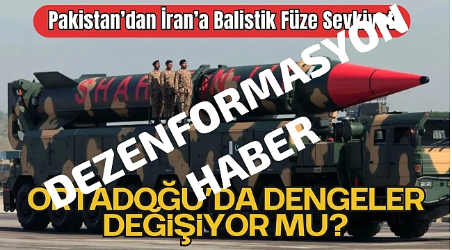 Pakistan, İran'a balistik füze tedarik ettiği yönündeki haberleri yalanladı