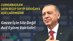 ANFİDAP Gazze'ye Feryat Oluyor