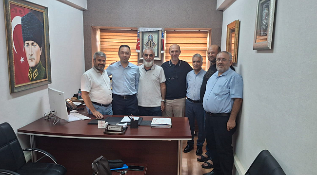 DOSTLARINDAN MUSTAFA NECATİ KAMEROĞLU'NA HAYIRLI OLSUN ZİYARETİ 