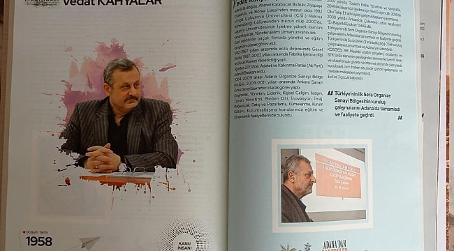 Vedat Kahyalar: "Adana'dan Portreler Galerisi"nde Yer Almaktan Gurur Duydum 