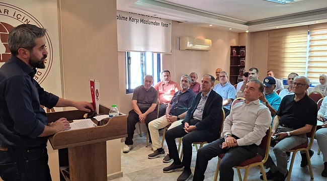 MAZLUMDER ADANA ŞUBESİ İNSAN HAKLARI OKULU 12. DÖNEM İLK DERSİ YAPILDI