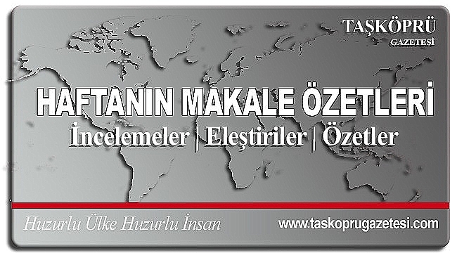Haftanın Makale Özetleri