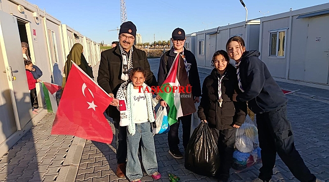 İZCİLERDEN FİLİSTİNLİ HASTALARA ANLAMLI DESTEK 