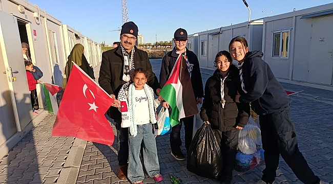 İZCİLERDEN FİLİSTİNLİ HASTALARA ANLAMLI DESTEK 