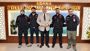 Millî Eğitim Müdürü Aras'a Zîyâret  