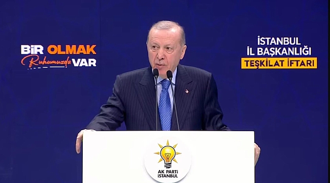 Cumhurbaşkanı Erdoğan Teşkilatın Düzenlediği İftar Programında Konuştu