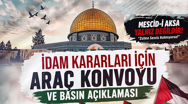 Adana, Kudüs ve Mescid-i Aksa İçin Tek Yürek Oluyor! 