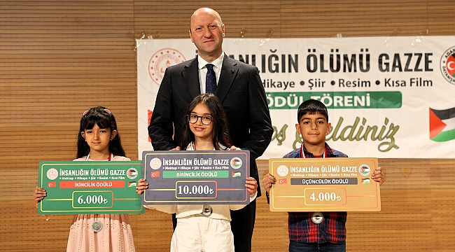 İNSANLIĞIN ÖLÜMÜ: GAZZE KONULU YARIŞMANIN ÖDÜL TÖRENİ YAPILDI 