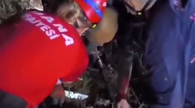 Ormanlık alanda mahsur kalan kişi ekiplerin çalışmasıyla kurtarıldı    